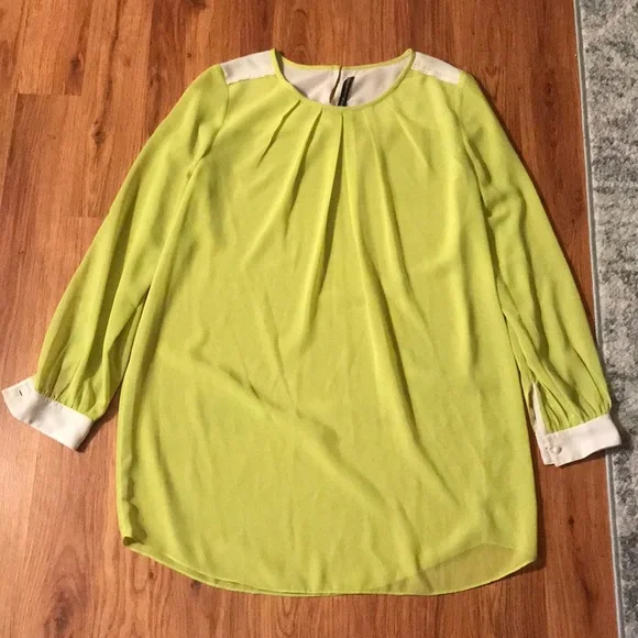 W118 by Walter Baker | Dresses | Walter Baker Neon Green Sheer Dress |  Poshmark
